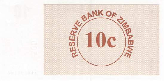 10 Cents Zimbabwe p.35 2006